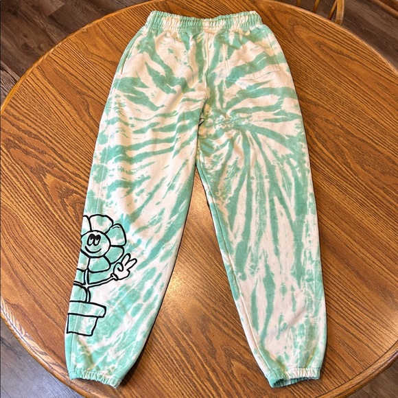 CHNGE Organic Cotton Tie Dye Love More Be Kind Always Sweat Pants Joggers - Picture 2 of 9